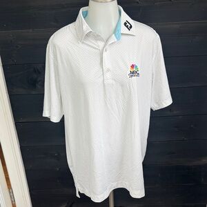 Footjoy Mens Polo NBC Sports